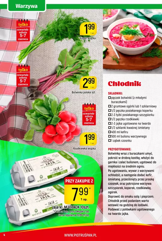 Delikatesy Piotruś Pan - gazetka promocyjna Gazetka od czwartku 05.06 do soboty 14.06 - strona 4