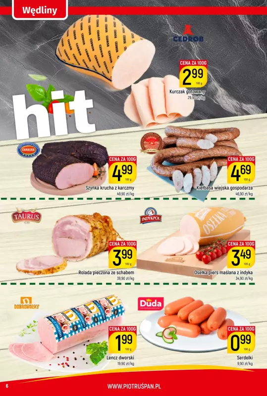 Delikatesy Piotruś Pan - gazetka promocyjna Gazetka od czwartku 05.06 do soboty 14.06 - strona 6