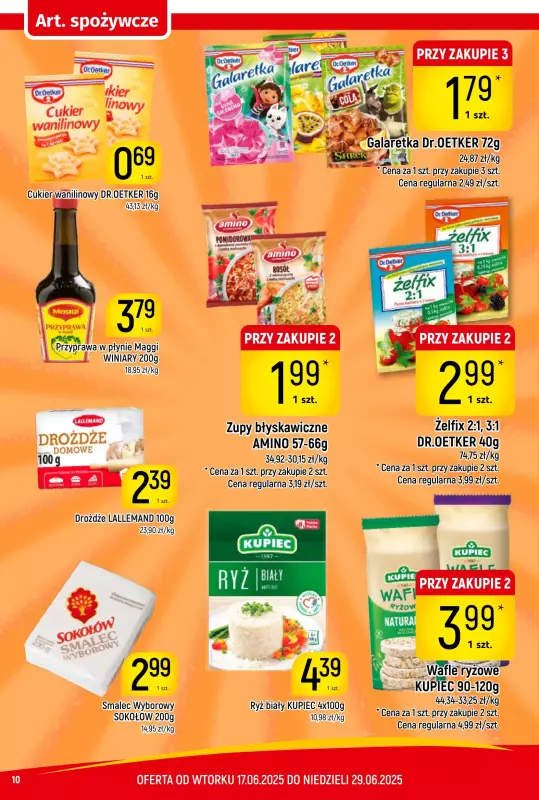 Delikatesy Piotruś Pan - gazetka promocyjna Gazetka od wtorku 17.06 do niedzieli 29.06 - strona 10