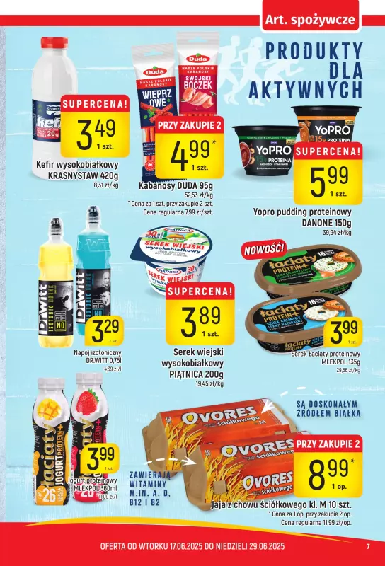 Delikatesy Piotruś Pan - gazetka promocyjna Gazetka od wtorku 17.06 do niedzieli 29.06 - strona 7