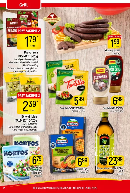 Delikatesy Piotruś Pan - gazetka promocyjna Gazetka od wtorku 17.06 do niedzieli 29.06 - strona 12
