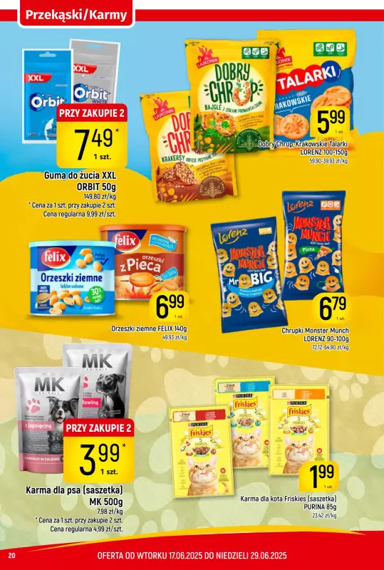 Delikatesy Piotruś Pan - gazetka promocyjna Gazetka od wtorku 17.06 do niedzieli 29.06 - strona 20