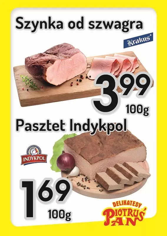 Delikatesy Piotruś Pan - gazetka promocyjna Plakaty promocyjne od czwartku 26.06 do środy 02.07