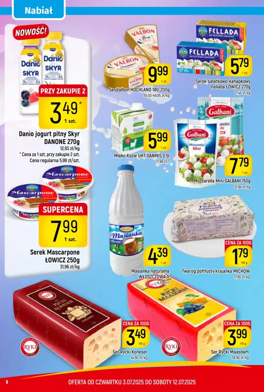 Delikatesy Piotruś Pan - gazetka promocyjna Gazetka od czwartku 03.07 do soboty 12.07 - strona 8