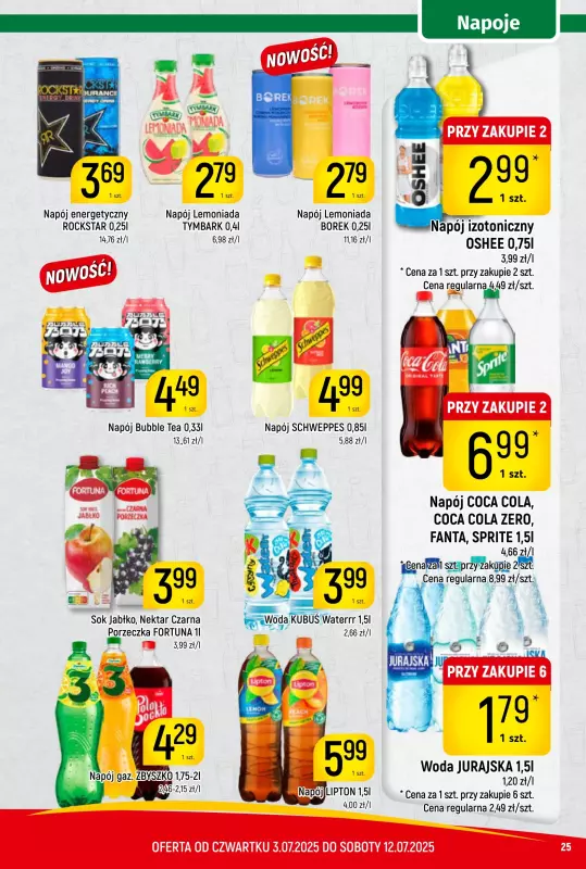 Delikatesy Piotruś Pan - gazetka promocyjna Gazetka od czwartku 03.07 do soboty 12.07 - strona 25