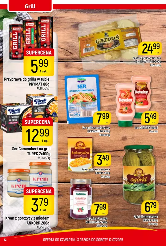 Delikatesy Piotruś Pan - gazetka promocyjna Gazetka od czwartku 03.07 do soboty 12.07 - strona 22