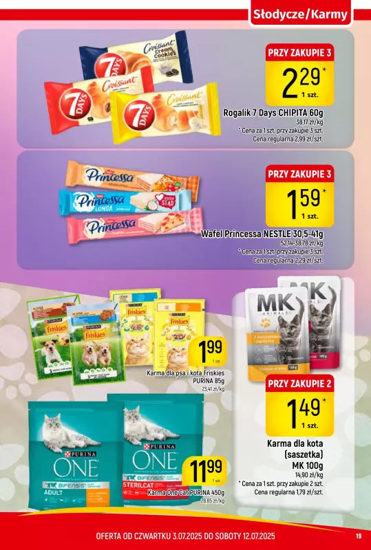 Delikatesy Piotruś Pan - gazetka promocyjna Gazetka od czwartku 03.07 do soboty 12.07 - strona 19