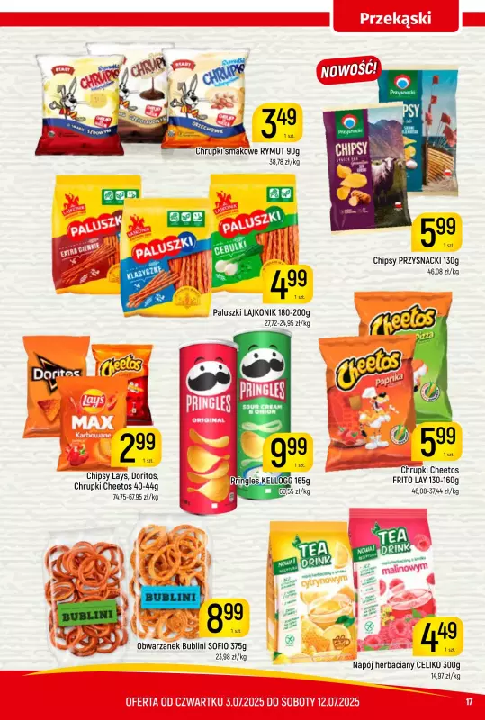 Delikatesy Piotruś Pan - gazetka promocyjna Gazetka od czwartku 03.07 do soboty 12.07 - strona 17