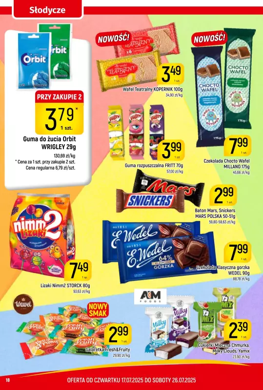 Delikatesy Piotruś Pan - gazetka promocyjna Gazetka od czwartku 17.07 do soboty 26.07 - strona 18