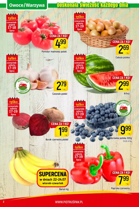 Delikatesy Piotruś Pan - gazetka promocyjna Gazetka od czwartku 17.07 do soboty 26.07 - strona 2