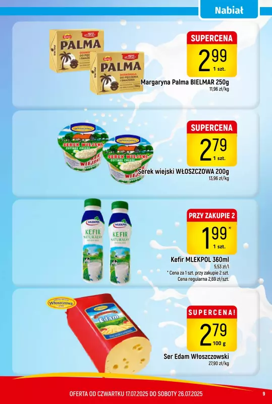 Delikatesy Piotruś Pan - gazetka promocyjna Gazetka od czwartku 17.07 do soboty 26.07 - strona 9