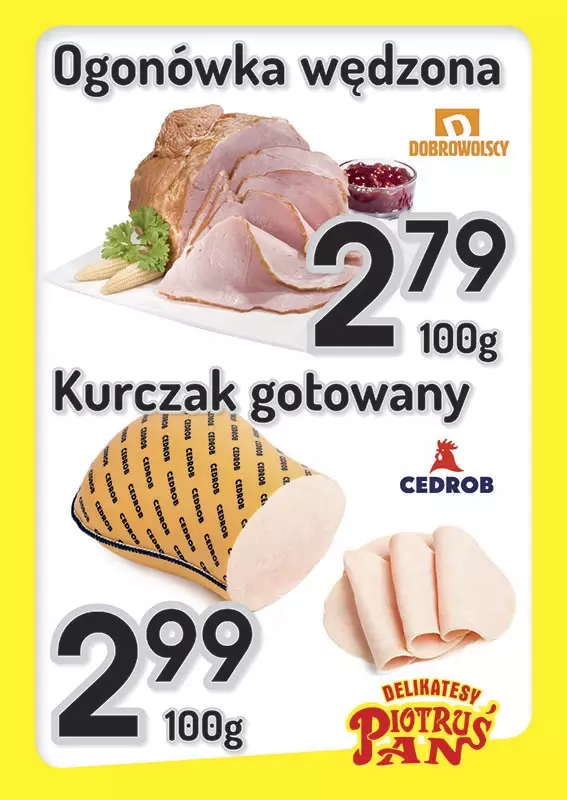 Delikatesy Piotruś Pan - gazetka promocyjna Plakaty promocyjne od środy 20.08 do środy 27.08 - strona 2