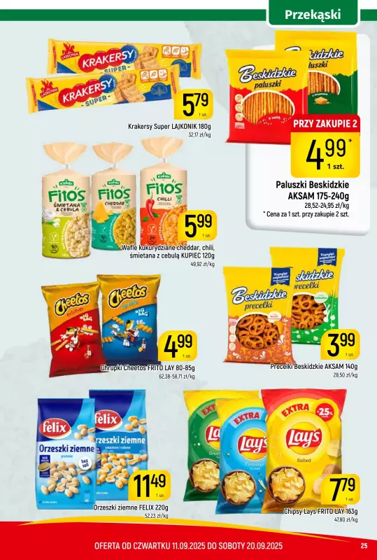 Delikatesy Piotruś Pan - gazetka promocyjna Gazetka od czwartku 11.09 do soboty 20.09 - strona 25