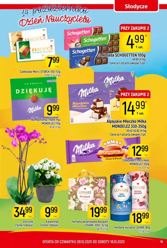 Delikatesy Piotruś Pan - gazetka promocyjna Gazetka od czwartku 09.10 do soboty 18.10 - strona 19