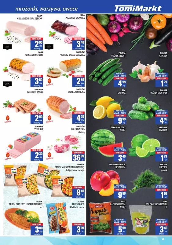 Tomi Markt - gazetka promocyjna Gazetka od piątku 20.06 do czwartku 03.07 - strona 3
