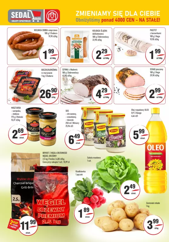 Sedal - gazetka promocyjna Gazetka od środy 30.04 do wtorku 06.05 - strona 2