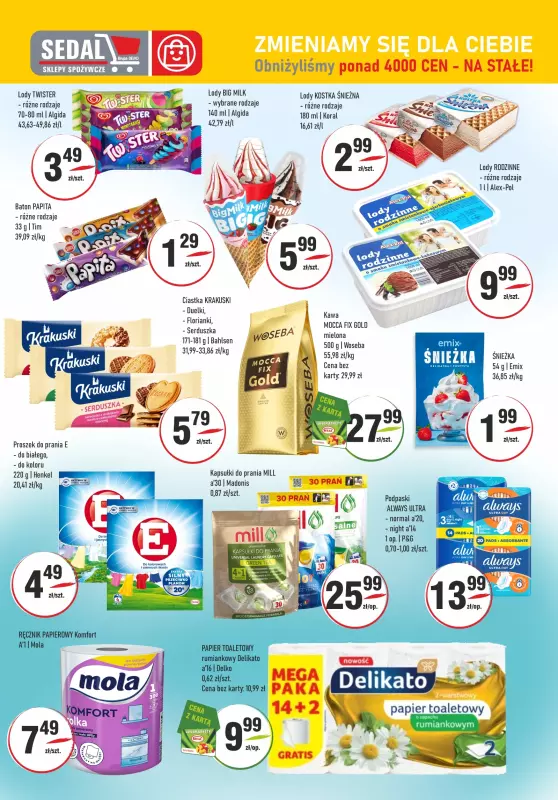 Sedal - gazetka promocyjna Gazetka od środy 30.04 do wtorku 06.05 - strona 3
