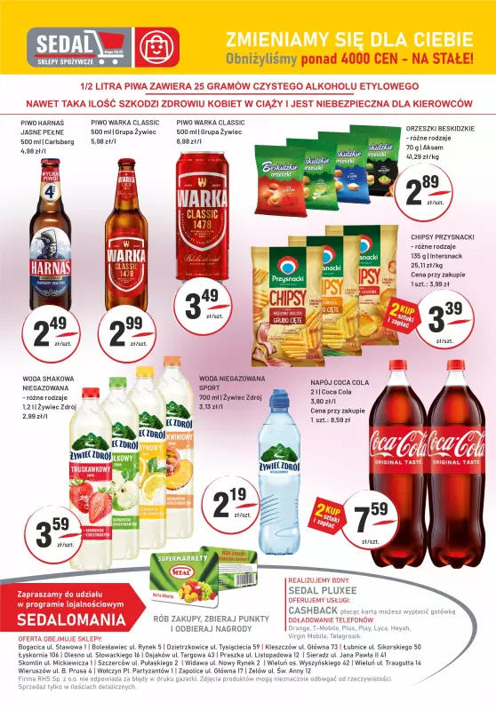 Sedal - gazetka promocyjna Gazetka od środy 21.05 do wtorku 27.05 - strona 4