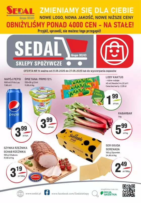 Sedal - gazetka promocyjna Gazetka od środy 21.05 do wtorku 27.05