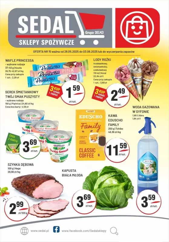 Sedal - gazetka promocyjna Gazetka od środy 28.05 do wtorku 03.06