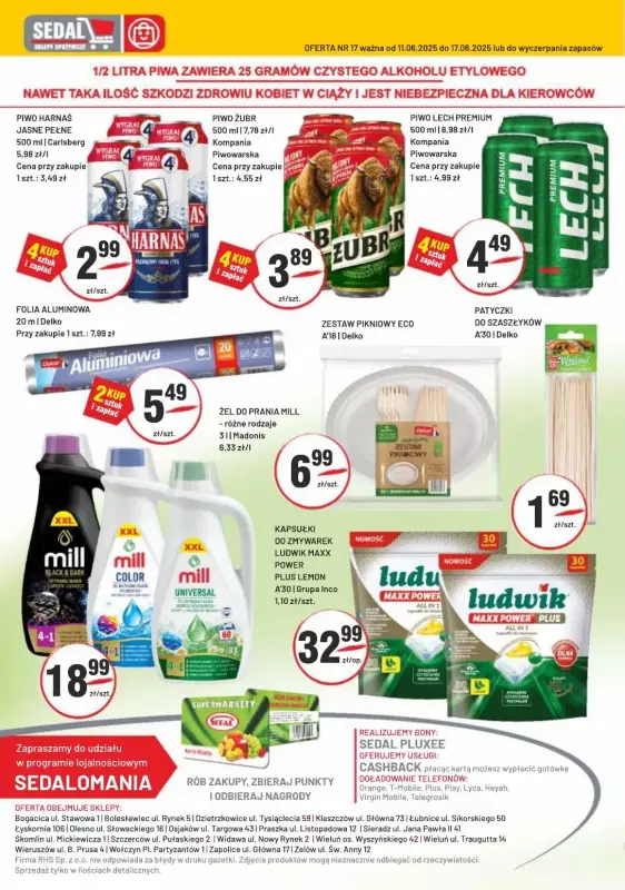 Sedal - gazetka promocyjna Gazetka od środy 11.06 do wtorku 17.06 - strona 4