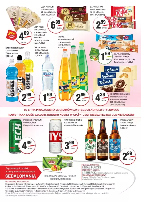 Sedal - gazetka promocyjna Gazetka od środy 23.07 do wtorku 29.07 - strona 4