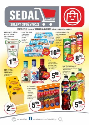 Sedal - gazetka promocyjna Gazetka od środy 13.08 do wtorku 26.08