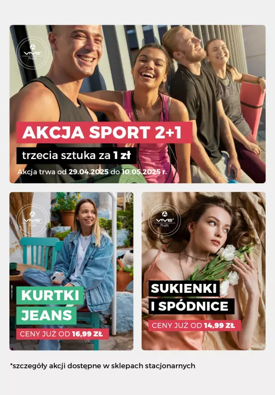 Vive Profit - gazetka promocyjna Gazetka od poniedziałku 28.04 do soboty 10.05 - strona 3