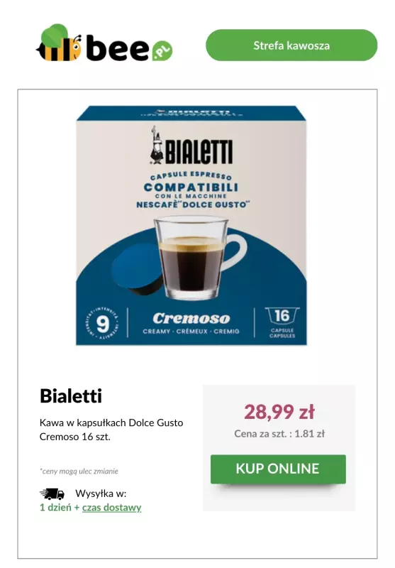 Bee.pl - gazetka promocyjna Letnia strefa kawosza od środy 23.04 do środy 30.04 - strona 5