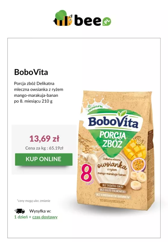 Bee.pl - gazetka promocyjna Kaszki dla dzieci w SUPER cenach! od wtorku 29.04 do środy 07.05 - strona 7