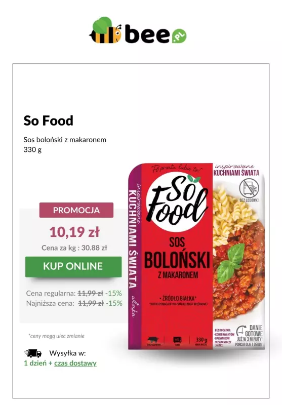 Bee.pl - gazetka promocyjna Superceny na gotowe dania!   - strona 2