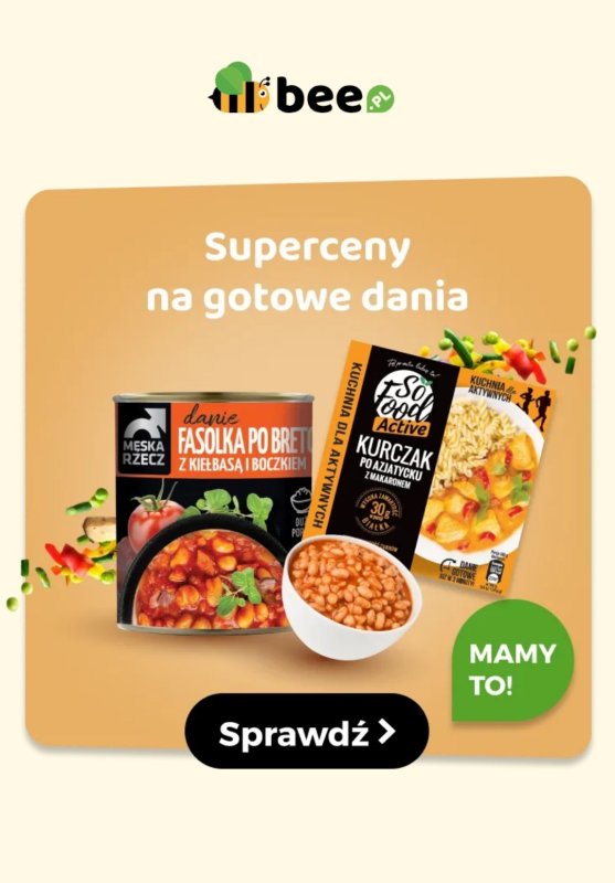 Bee.pl - gazetka promocyjna Superceny na gotowe dania! od poniedziałku 05.05 do niedzieli 11.05