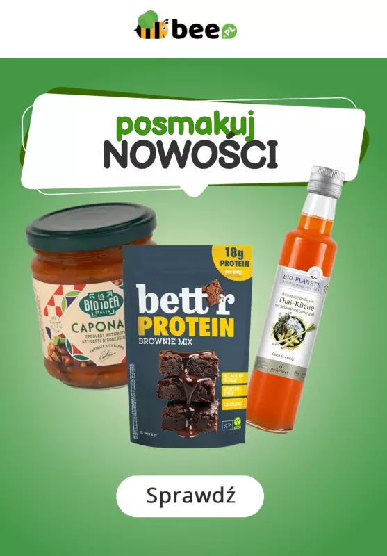 Bee.pl - gazetka promocyjna Posmakuj nowości! od poniedziałku 12.05 do niedzieli 18.05
