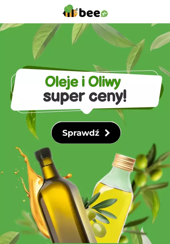 Bee.pl - gazetka promocyjna Oleje i oliwy w SUPER cenach! od czwartku 22.05 do środy 28.05