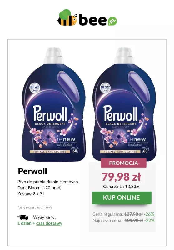 Bee.pl - gazetka promocyjna Do -22% płyny do prania od wtorku 27.05 do niedzieli 01.06 - strona 6