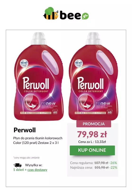 Bee.pl - gazetka promocyjna Do -22% płyny do prania od wtorku 27.05 do niedzieli 01.06 - strona 7
