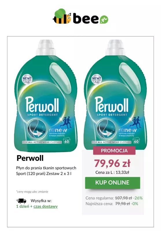 Bee.pl - gazetka promocyjna Do -22% płyny do prania od wtorku 27.05 do niedzieli 01.06 - strona 10