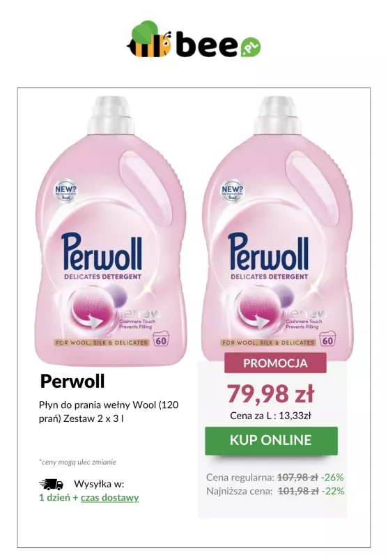 Bee.pl - gazetka promocyjna Do -22% płyny do prania od wtorku 27.05 do niedzieli 01.06 - strona 9