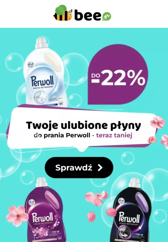Bee.pl - gazetka promocyjna Do -22% płyny do prania od wtorku 27.05 do niedzieli 01.06