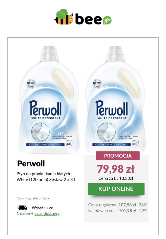 Bee.pl - gazetka promocyjna Do -22% płyny do prania od wtorku 27.05 do niedzieli 01.06 - strona 8