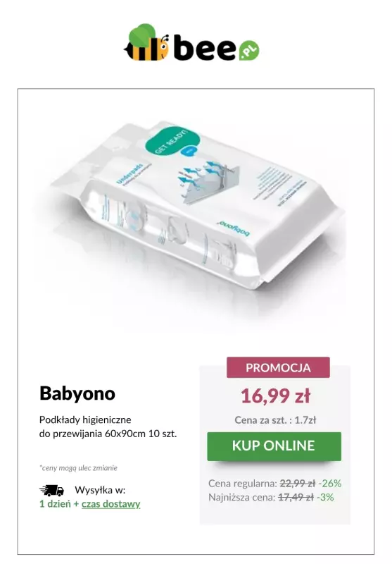 Bee.pl - gazetka promocyjna Dziecięce okazje od poniedziałku 02.06 do niedzieli 08.06 - strona 8