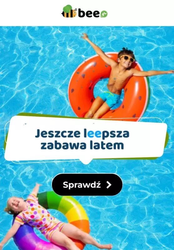 Bee.pl - gazetka promocyjna Zabawki do wody w SUPER cenach! od czwartku 26.06 do środy 02.07