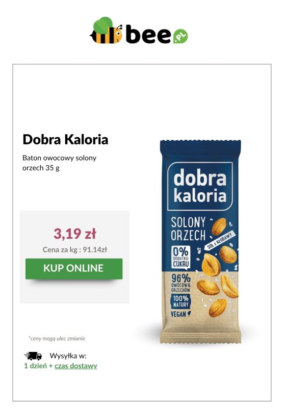 Bee.pl - gazetka promocyjna Zdrowe przekąski od poniedziałku 30.06 do niedzieli 06.07 - strona 10