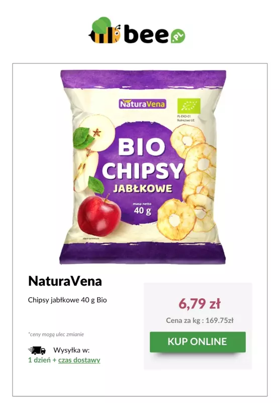 Bee.pl - gazetka promocyjna Zdrowe przekąski od poniedziałku 30.06 do niedzieli 06.07 - strona 7
