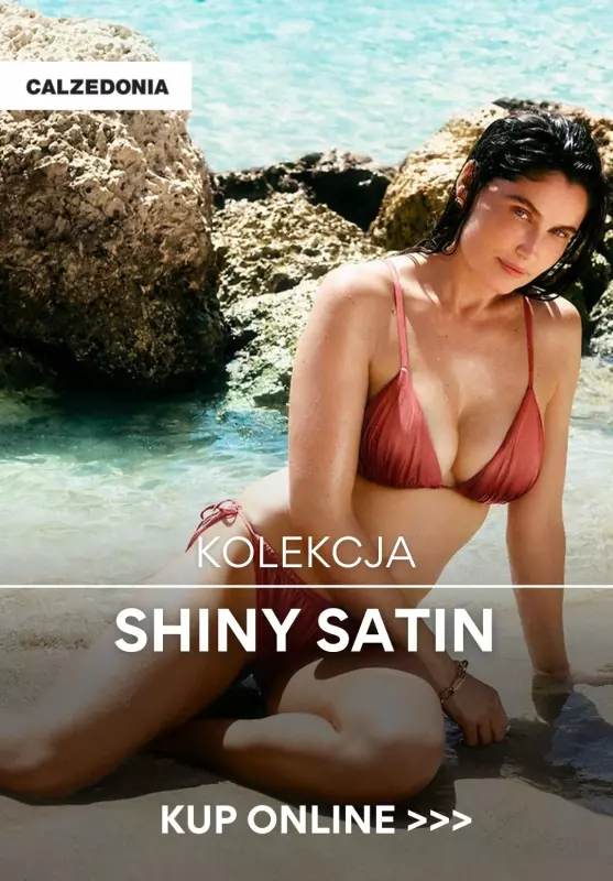 Calzedonia - gazetka promocyjna Kolekcja błyszczących bikini od wtorku 10.06 