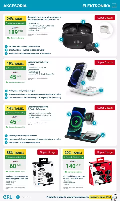 Erli - gazetka promocyjna Gazetka od poniedziałku 12.05 do niedzieli 18.05 - strona 15