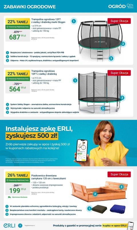 Erli - gazetka promocyjna Gazetka od poniedziałku 12.05 do niedzieli 18.05 - strona 3
