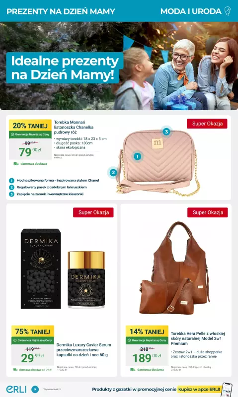 Erli - gazetka promocyjna Gazetka od czwartku 15.05 do niedzieli 25.05 - strona 9