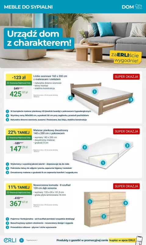Erli - gazetka promocyjna Gazetka od poniedziałku 26.05 do niedzieli 08.06 - strona 6