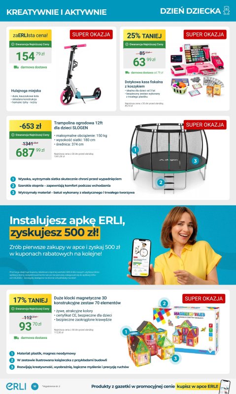 Erli - gazetka promocyjna Gazetka od poniedziałku 26.05 do niedzieli 08.06 - strona 10